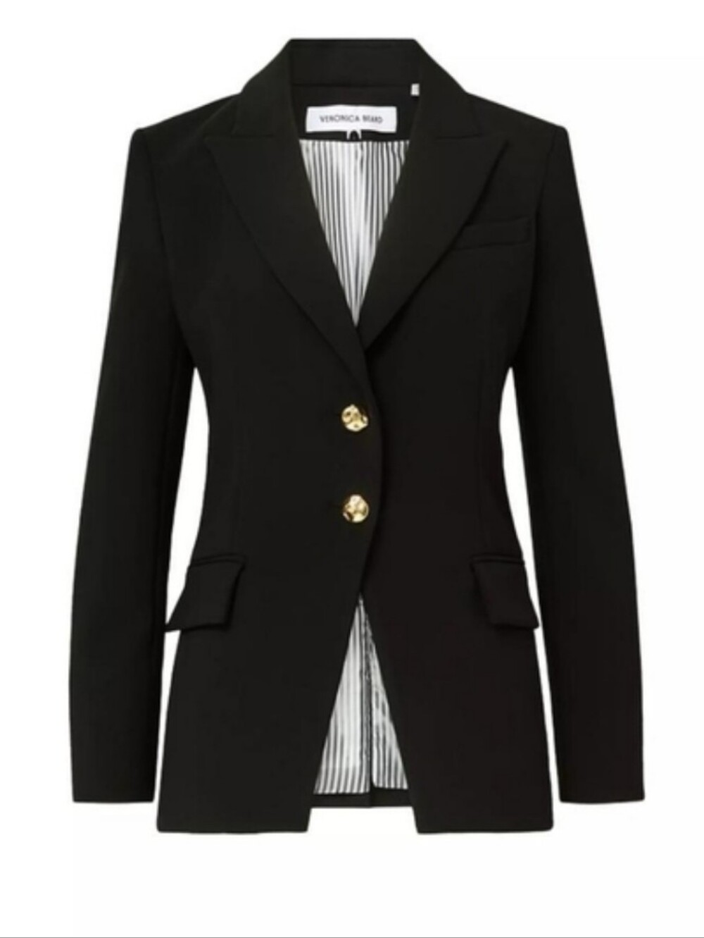 Veronica Beard Izara Dickey Black Jacket Sz 4 No Size tag SAMPLE